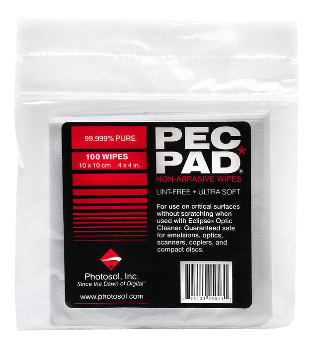 PEC PAD Lint-Free Photo Wipes